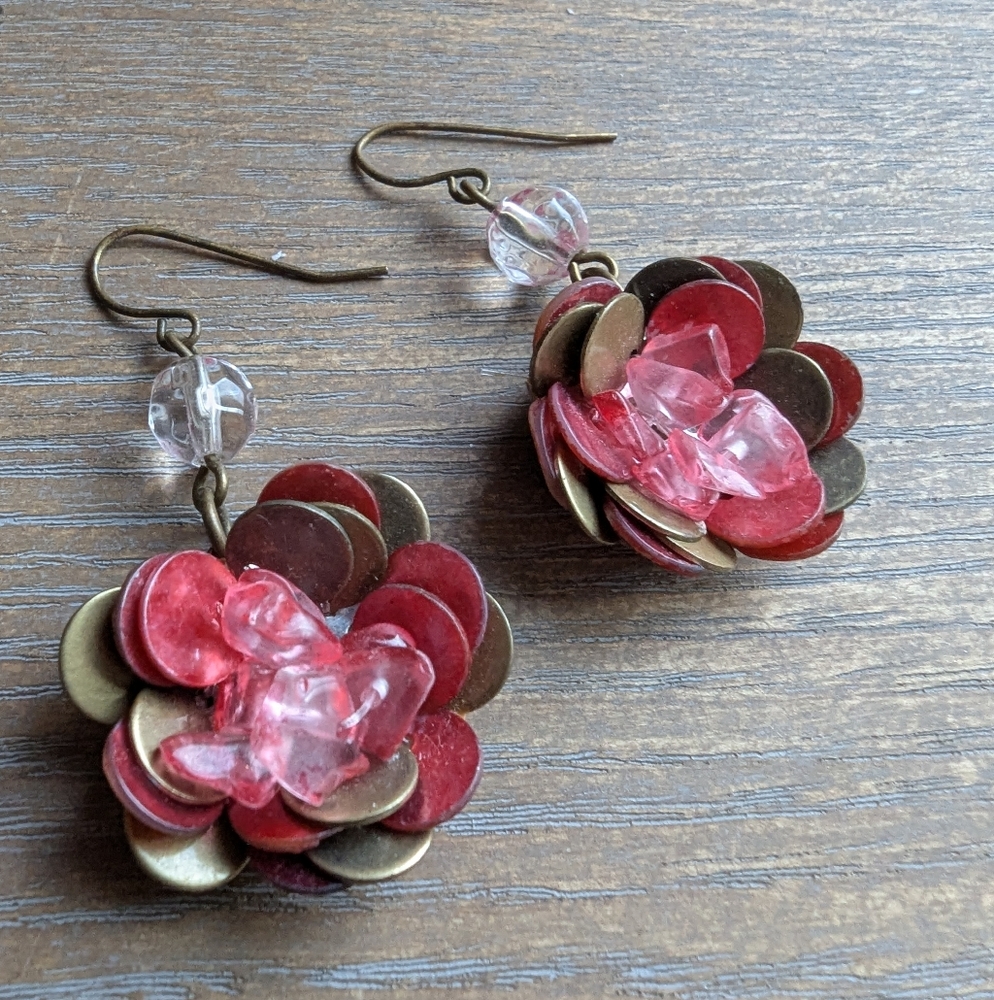 Floral Drop Earrings